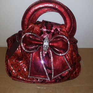 In's Burgundy Handbag